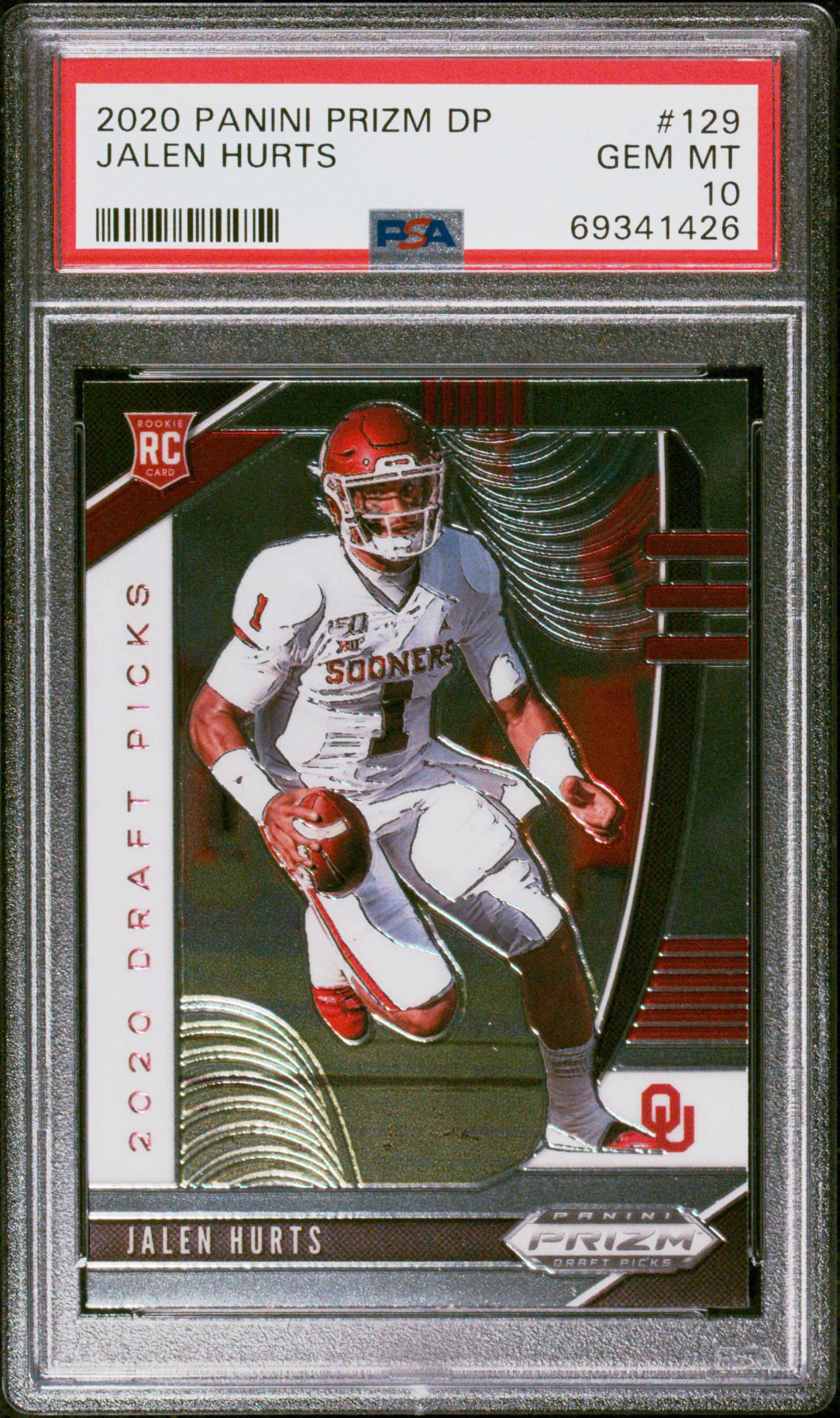 Jalen Hurts 2020 Prizm Draft Picks Pink Pulsar #129 Price Guide - Sports  Card Investor