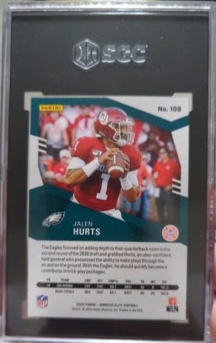 2020 PANINI ELITE #108 JALEN HURTS PINK SGC 10