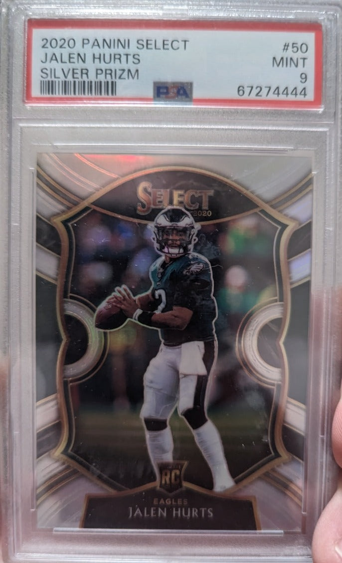 2020 PANINI SELECT 50 JALEN HURTS SILVER PRIZM