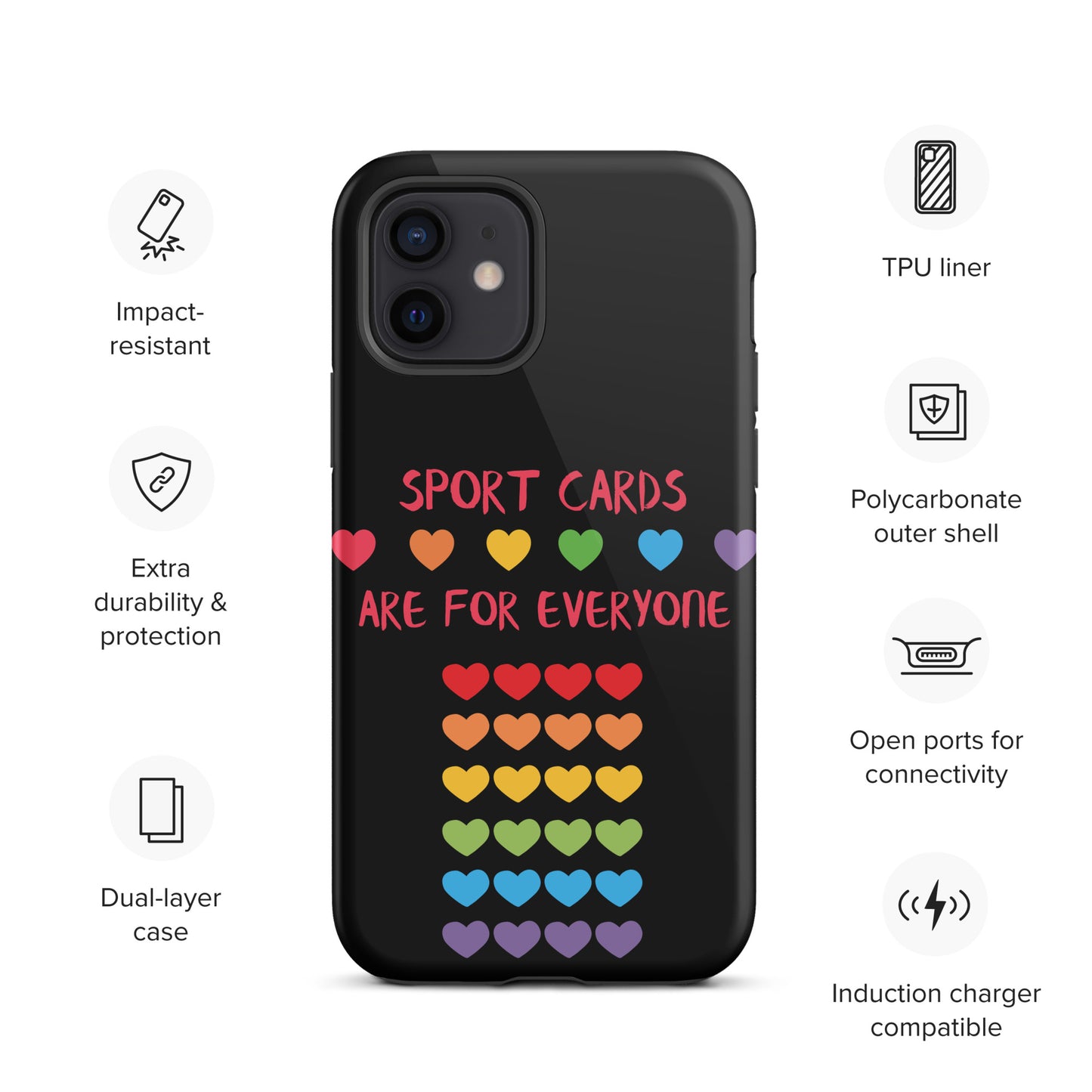 Sport Cards Are For Everyone PRIDE Tough Case for iPhone®