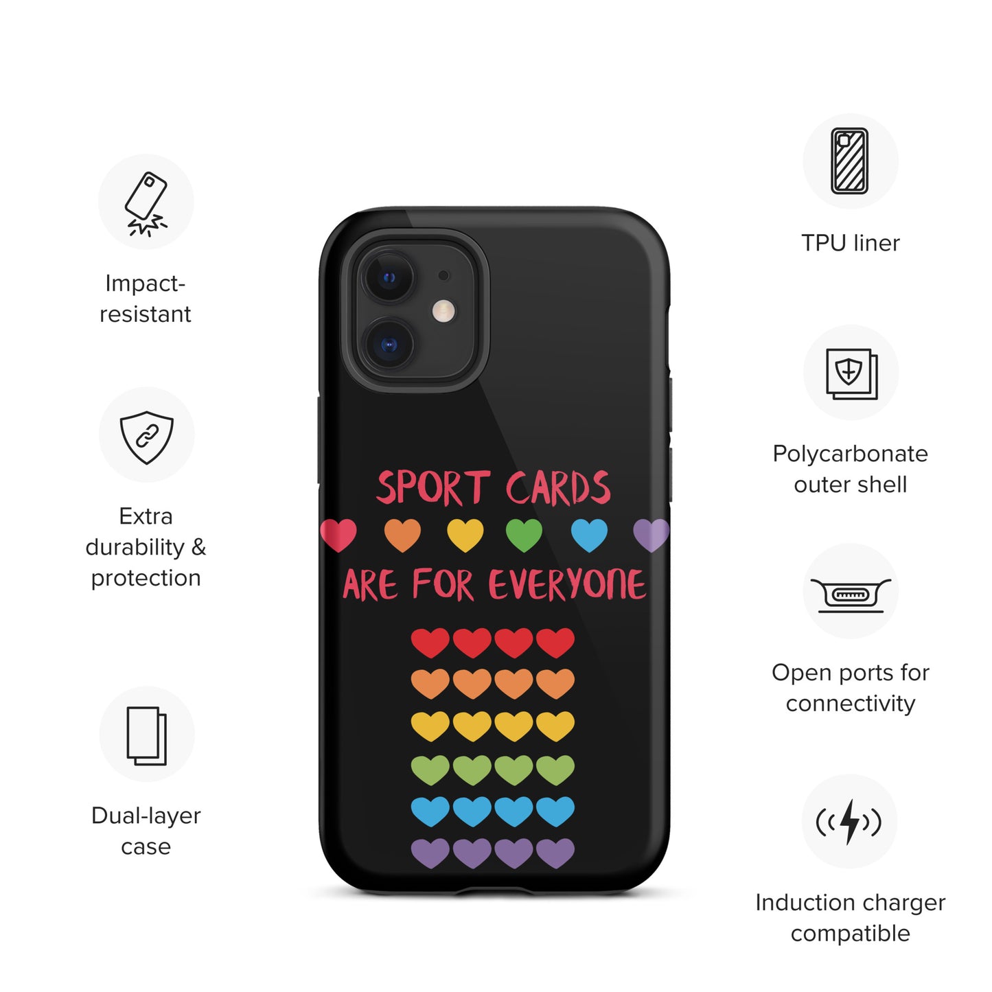 Sport Cards Are For Everyone PRIDE Tough Case for iPhone®