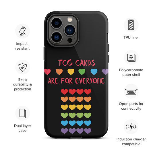 TCG Cards Are For Everyone PRIDE Tough Case for iPhone®